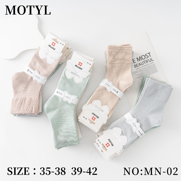 Skarpety damskie Roz 35-42, Mix kolor Paczka 40 szt